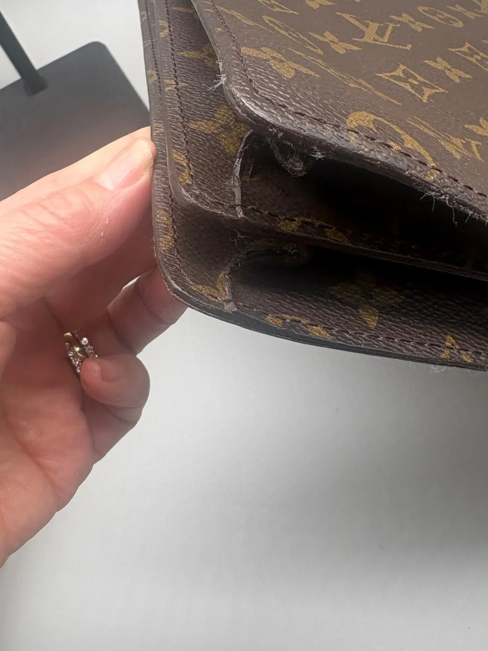 Louis Vuitton Serviette Conseiller Monogram Briefcase Document Case Vintage